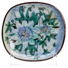 Vintage Studio Pottery Chelsea Pottery Passiflora Dish Joyce Morgan