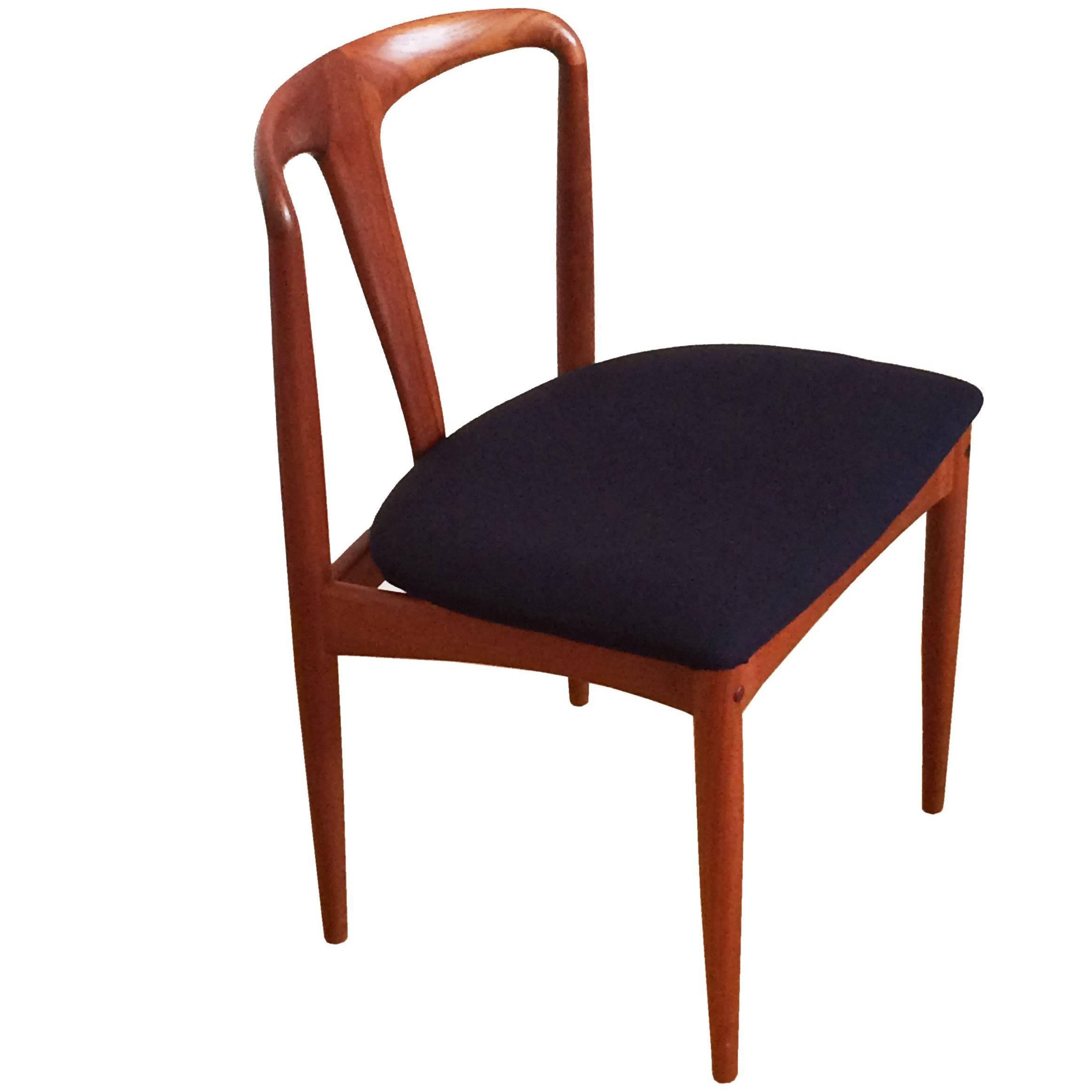 Danish Mid-Century Teak Juliane Chair by Johannes Andersen for Uldum, 1960s For Sale