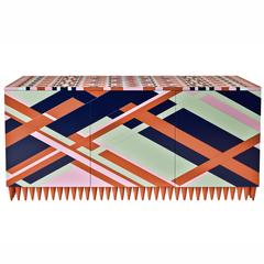 Contemporary Handcrafted Ziggy Cabinet by Leonardo Di Caprio 