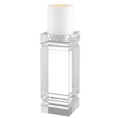 Crystal Tour M Candleholder in Crystal Glass