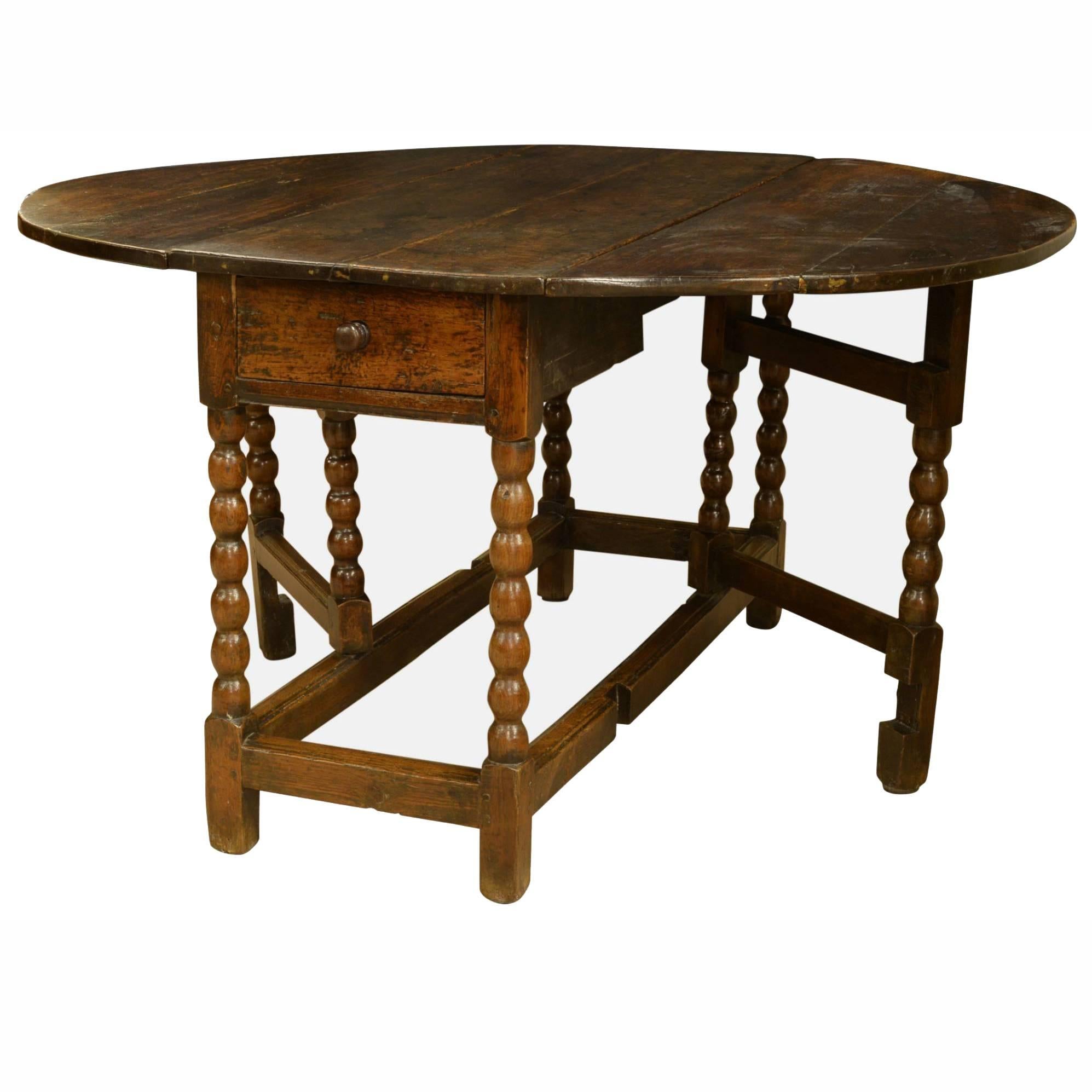 Large Oak Gateleg Table For Sale