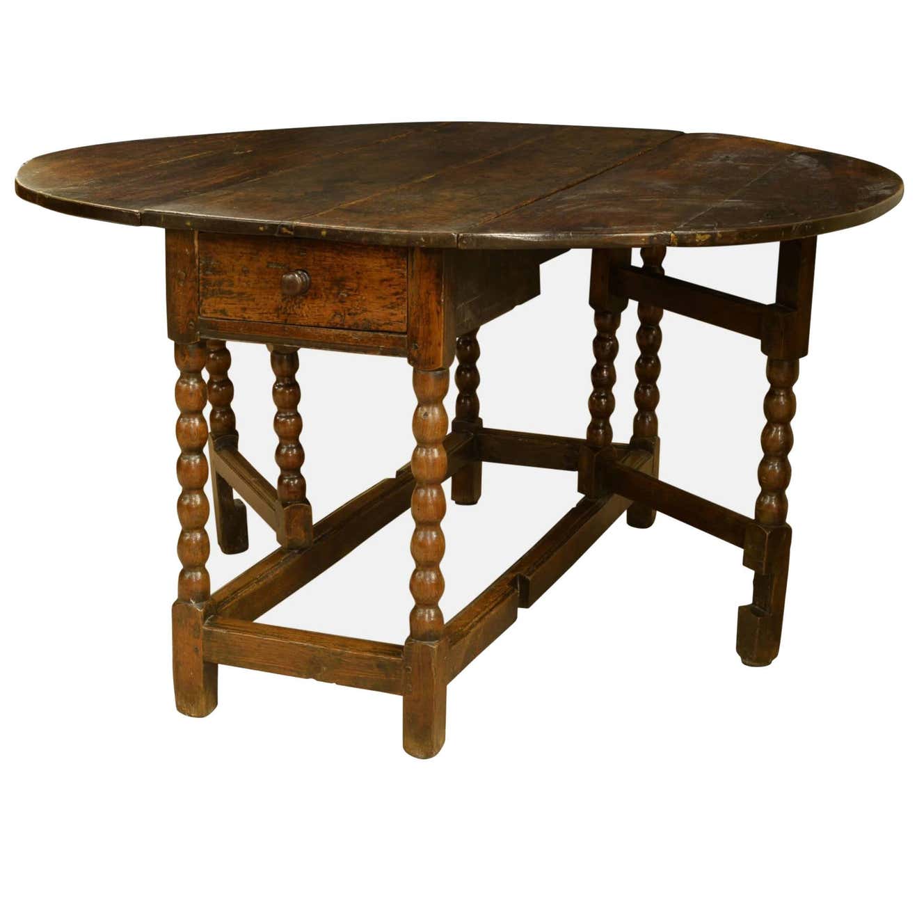 Large Oak Gateleg Table For Sale at 1stDibs