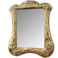 Art-Nouveau Style Sterling Silver Picture Frame