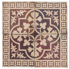 Antique Maw & Co Encaustic Tiles