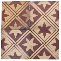 Antique Maw & Co Encaustic Tiles