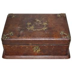 Early 20th Century Leather Jewellery Box 7