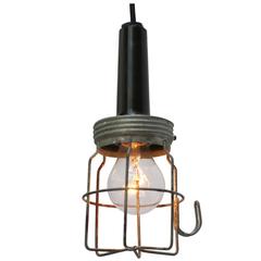 Black Industrial Bakelite Work Light No.20