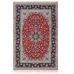 Vintage Isfahan Persian Rug 5