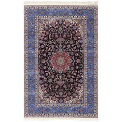 Vintage Isfahan Persian Rug 6