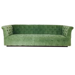 Milo Baughman Chesterfield Style Tufted Sofa 9