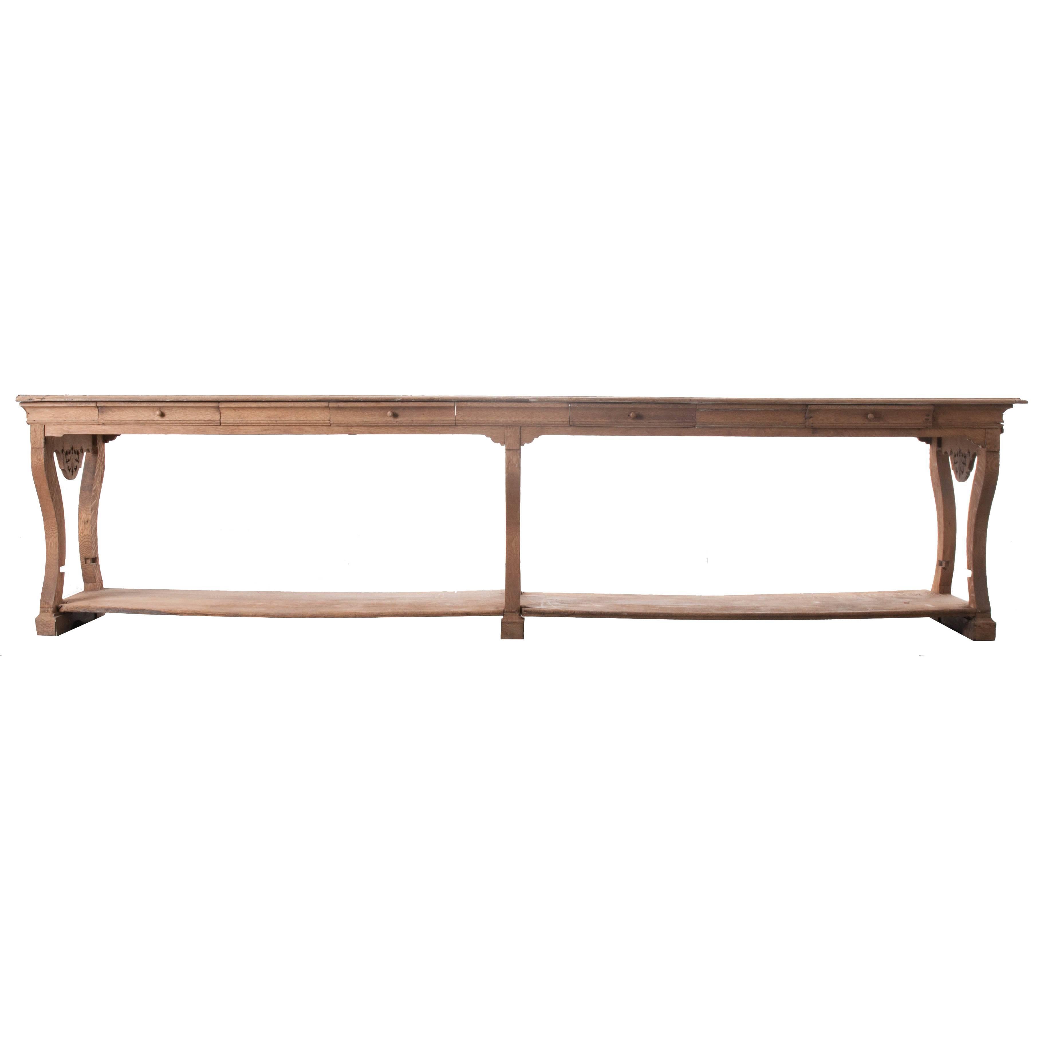 French 19th Century Draper
s Table