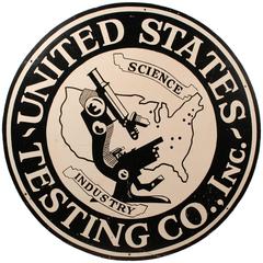 Science and Industry Sign from United States Testing Co