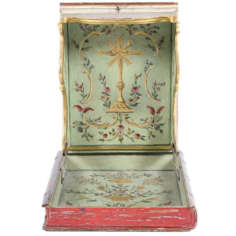 18th Century Italian Bible Display and Protective Case, circa 1780 For