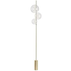 Striking 'Grandine' Three-Light Floor Lamp 12