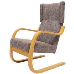 Alvar Aalto Model 36/ 401 High Back Lounge Chair
