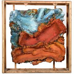 Contemporary Abstract Relief Sculture Art Pieces by Gary Amerigian