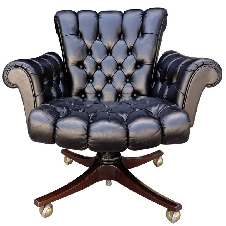 Fantastic MidCentury Executive Chair, Edward Wormley for Dunbar at 1stDibs