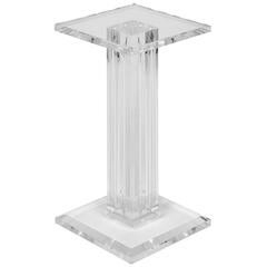 Mid-Century French Lucite Side Table