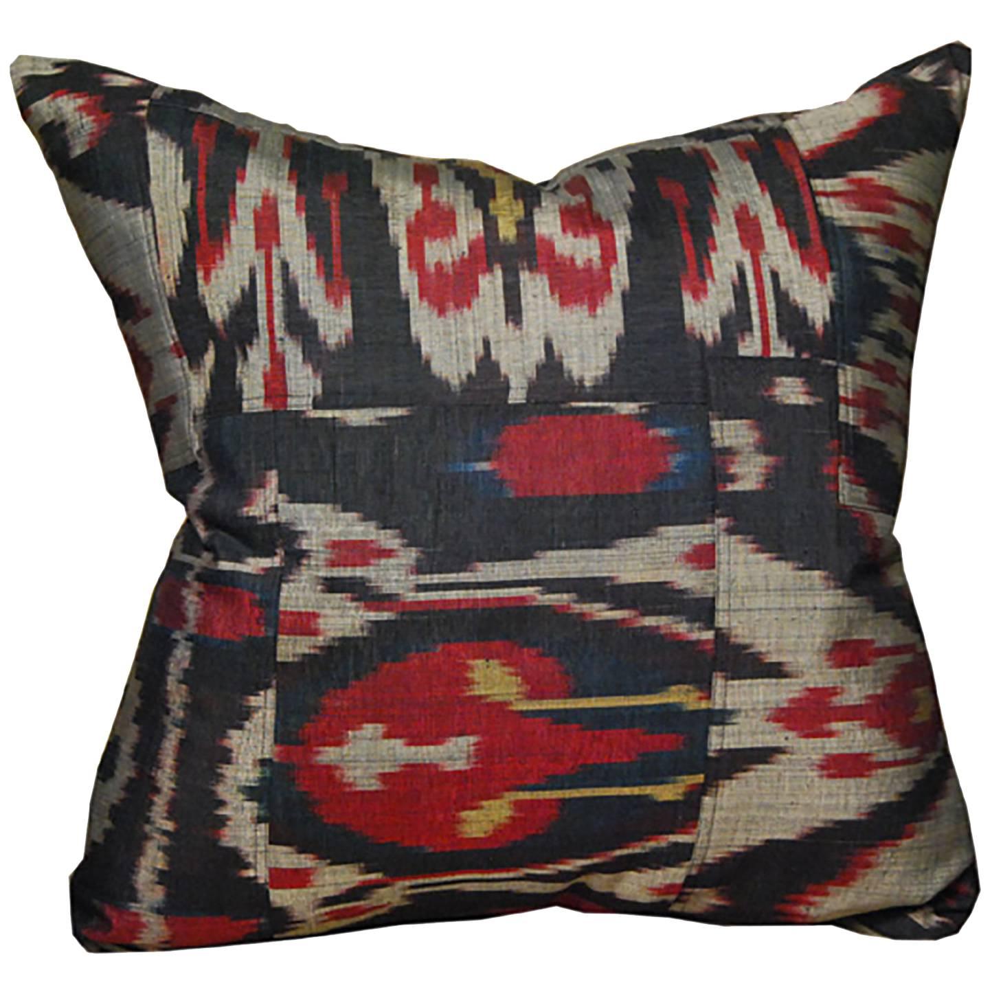 Vintage Indonesian Ikat Pillow