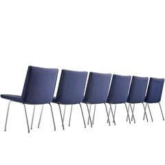 Hans Wegner Set of Six 'Airport' Chairs for Carl Hansen
