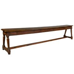 Flemish Walnut Long Bench