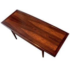 Mid-Century Danish Sofa Table Brazilian Rosewood by Grete Jalk for Glostrup 1960