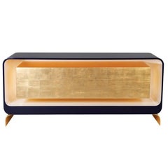 Lingot Sideboard by Karina Sukkar, Contemporary Gold Leaf and Lacquer Sideboard 9