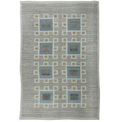 Swedish Design Flat-Weave Rug 7