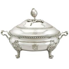 Georgian Sterling Silver Soup Tureen 4