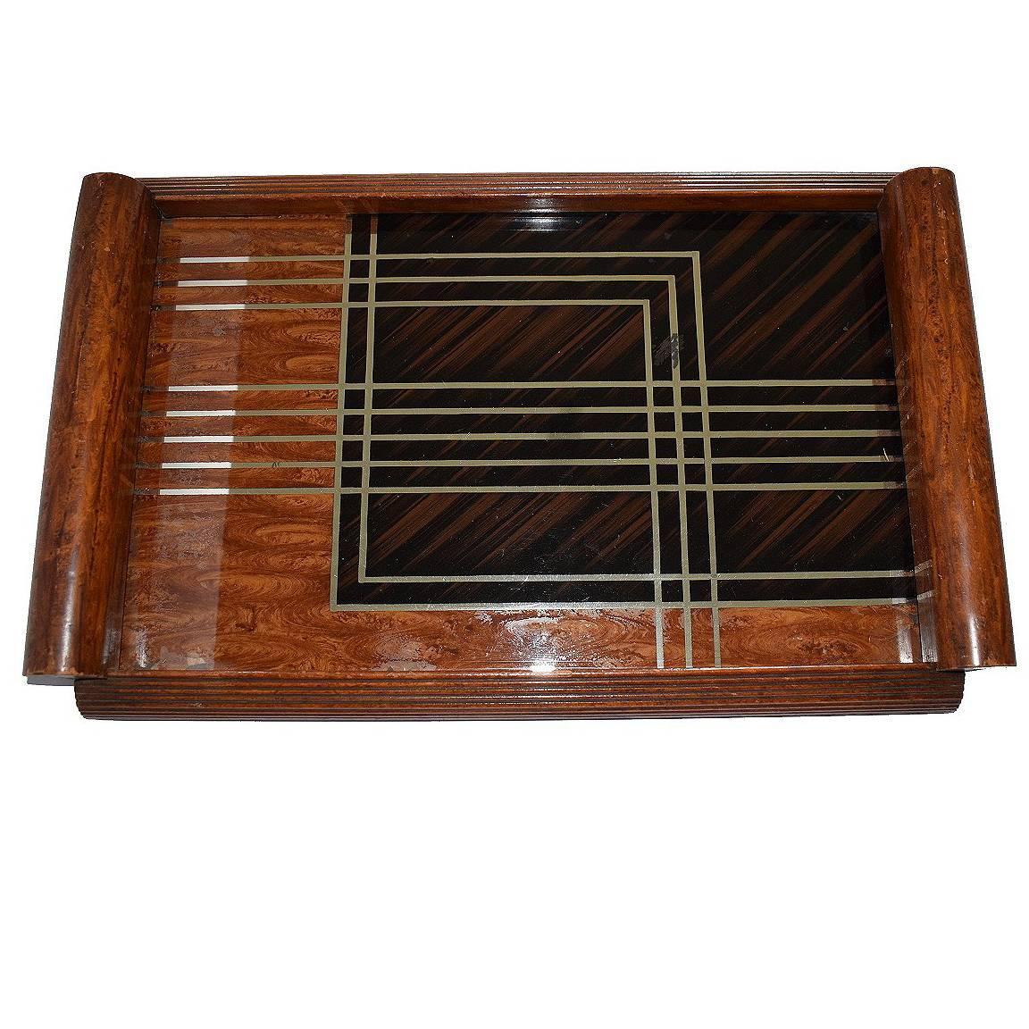 Modernist Art Deco Drinks Tray, circa 1930