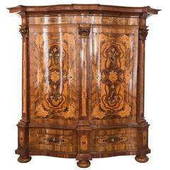 Original Austrian Baroque Cabinet Mid-18th Century Maria Theresien Cabinet