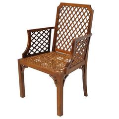 Vintage George III Chinese Chippendale Armchair 5