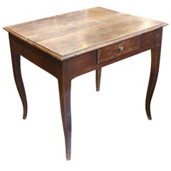 French Early 19th Century Walnut Side Table