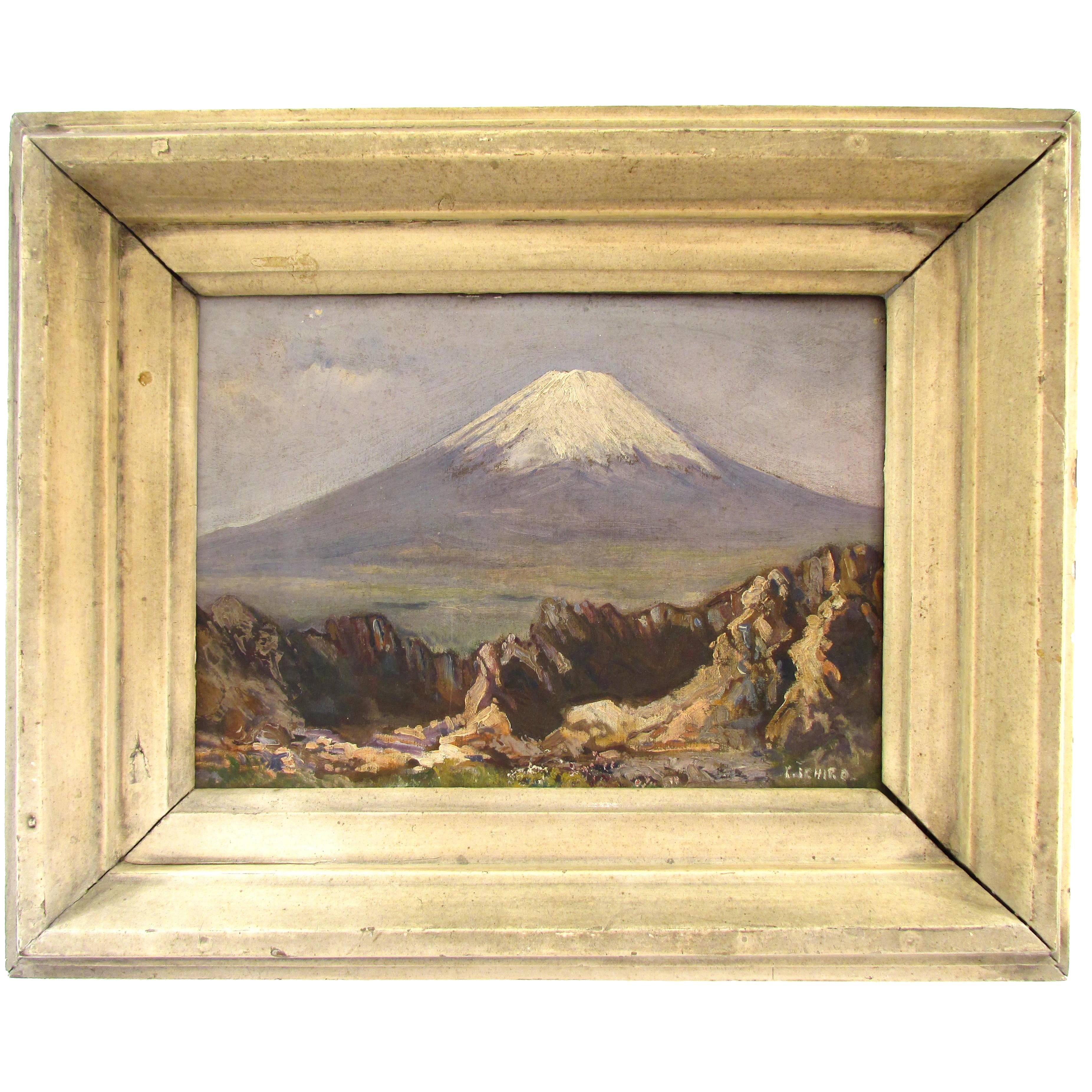 Mt. Fuji Painting by K. Ichiro