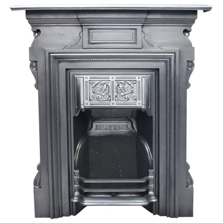 Beatrice Late Victorian Cast Iron Bedroom Fireplace For Sale At