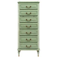 Louis XVI Style Antique French Painted Semainier 5