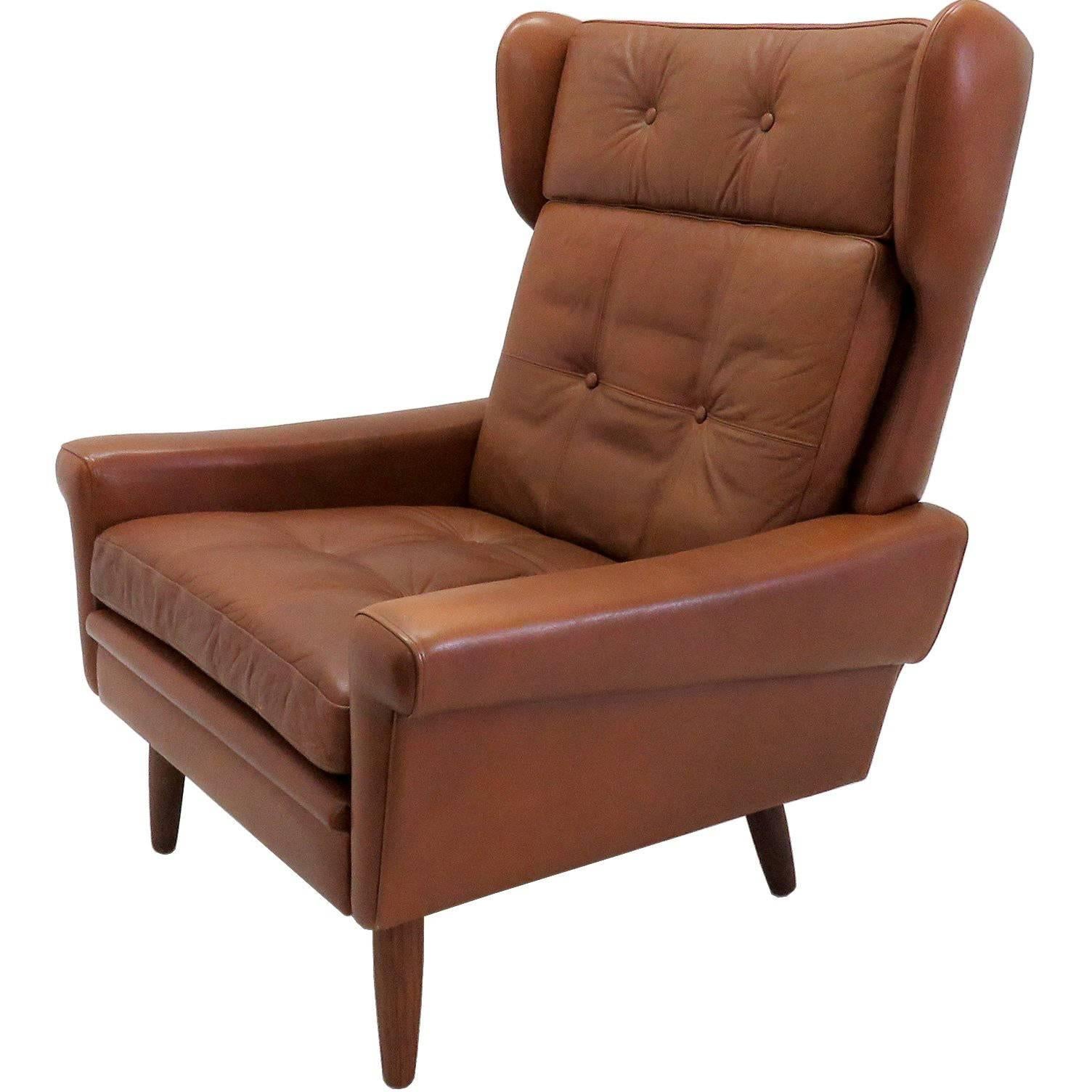 Svend Skipper Wingback Lounge Chair