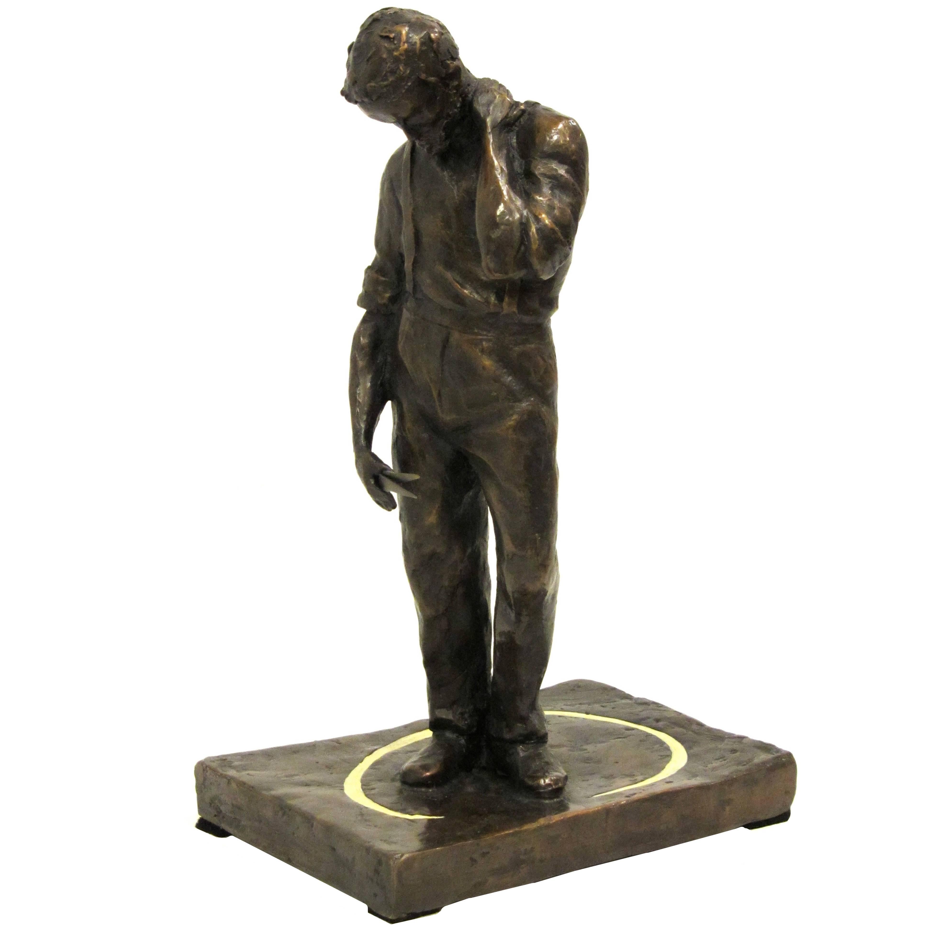 'Tom Wills' Bronze Sculpture by Martin Tighe 2011 For Sale