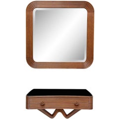 Osvaldo Borsani Wall Console and Mirror