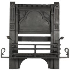 William Burges by Francis Skidmore, A Rare Gothic Revival Cast Iron Fire Insert