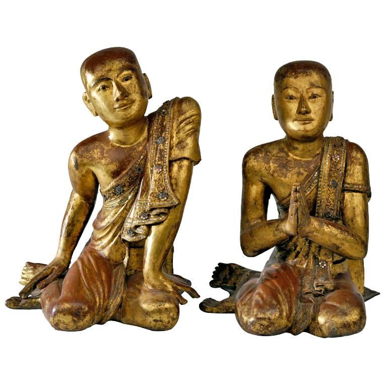 Giltwood Buddhist Apostles