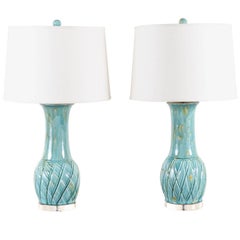 Charlie West Pottery Lamps