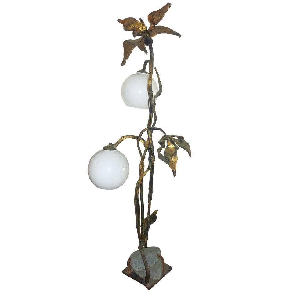 Lampada da tavolo italiana Arts & Crafts di Gimo Fero in vendita