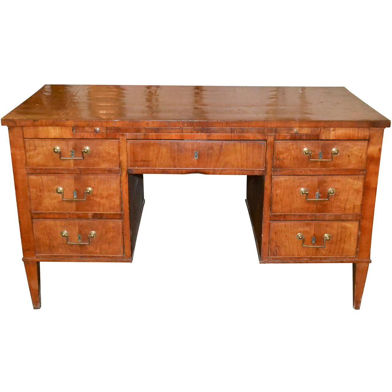 19th Century French Directoire Partners Desk