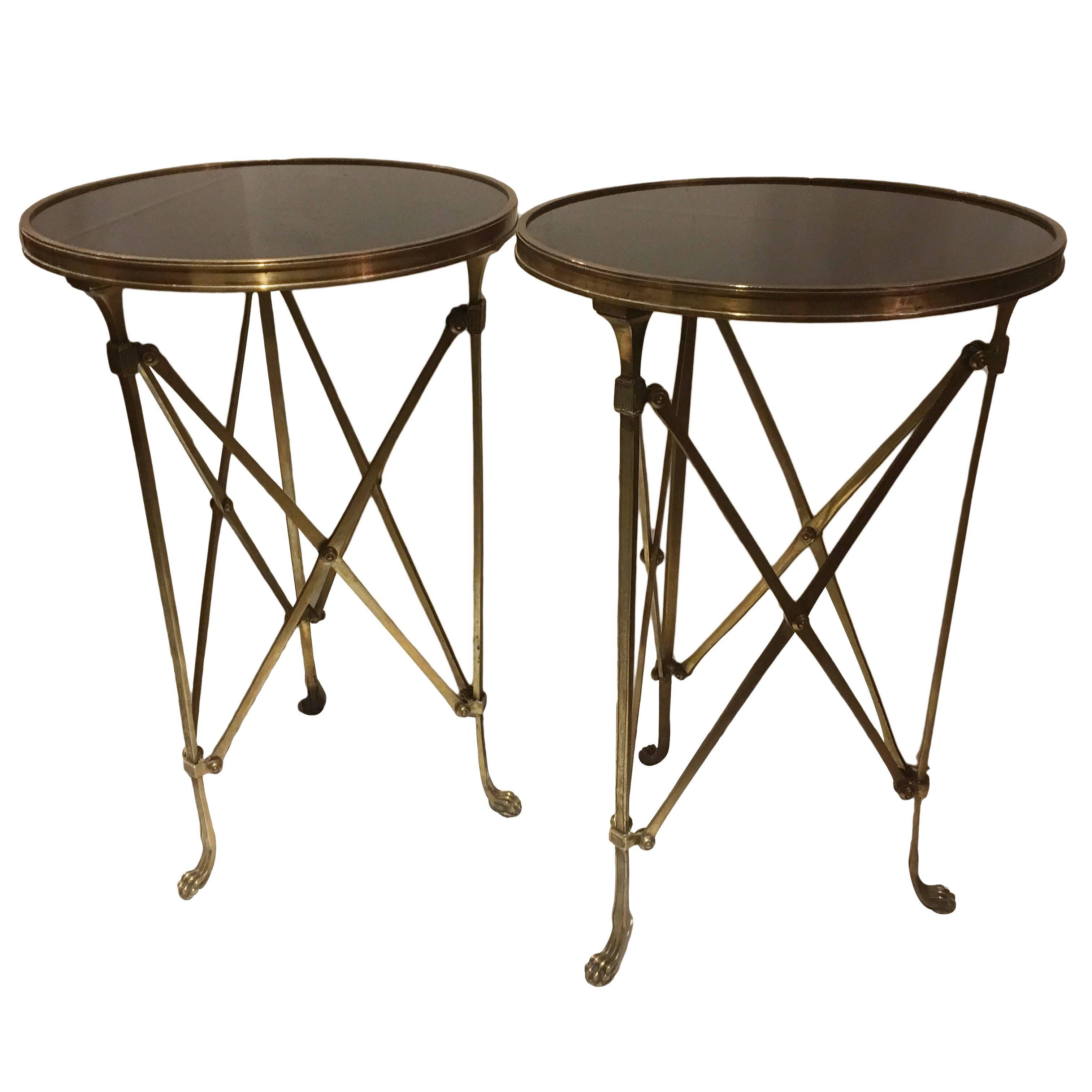 Pair of Gueridon Bronze Tables