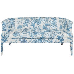 'Hepplewhite' Traditionally Upholstered Occasional Sofa by Ensemblier