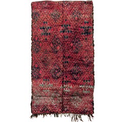 Retro Tribal Moroccan Rug