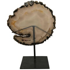 Agate Slice Sculpture, Madagascar, Prehistoric