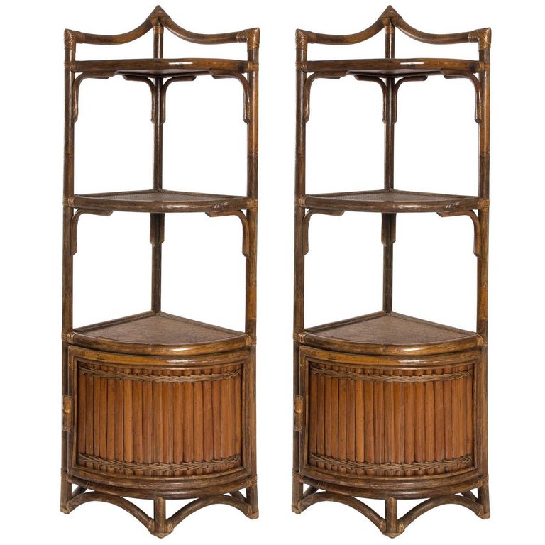 Bamboo Corner circa 1970s For Sale at 1stDibs