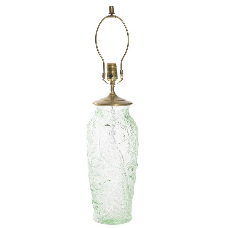 Green Pickle Jar Lamp at 1stDibs